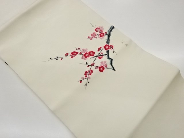 JAPANESE KIMONO / NAGOYA OBI / SHIOZE / UME / ARTIST WORK 